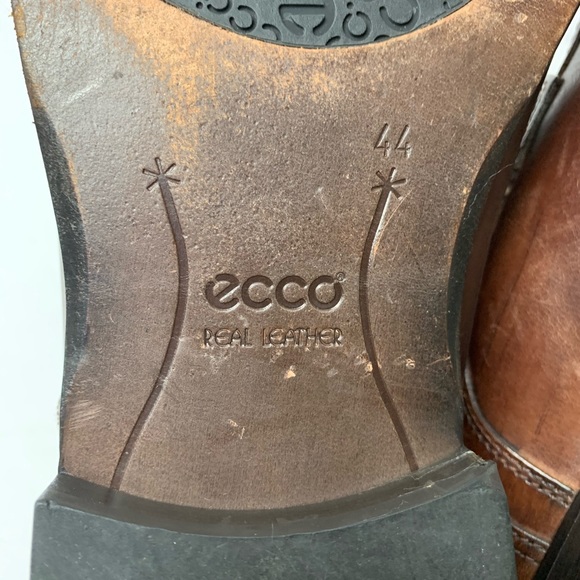 ECCO Brown leather lace up oxfords, size 44 - Picture 9 of 13